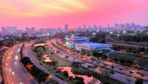 moi cum do thi o Phu My Hung deu co chuc nang va nhiem vu doc lap nhau nham tao nen he thong khu do thi trong diem