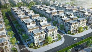 biet thu lien ke la to hop cac day nha moc san sat nhau voi su tuong dong trong quy mo va kien truc thiet ke