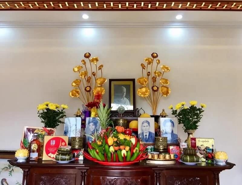 Hướng dẫn cách đặt ảnh thờ ông bà, cha mẹ đúng cách 2 cách đặt ảnh thờ ông bà, cha mẹ