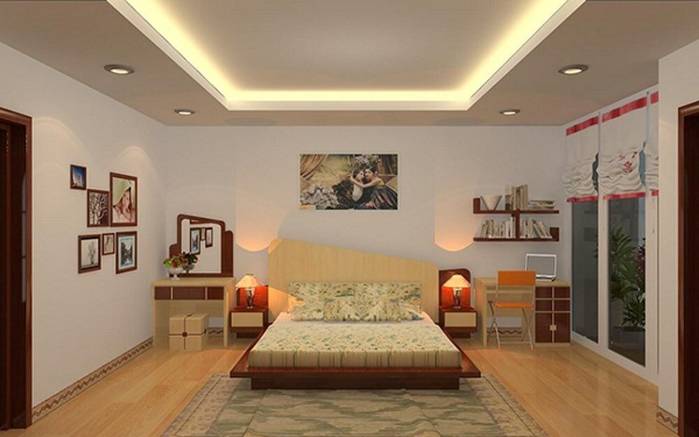 Cách bố trí đèn phòng ngủ 4