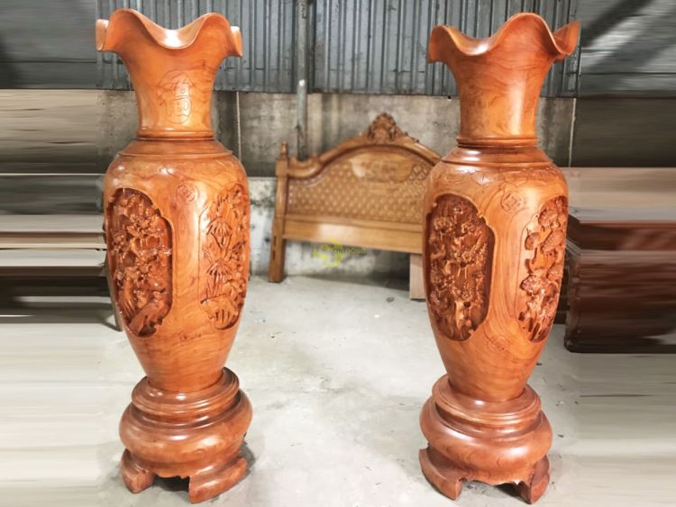 Các mẫu lục bình gỗ đẹp 3