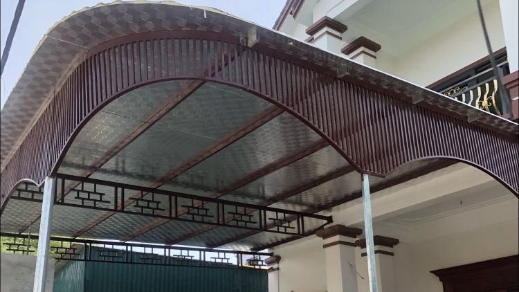 Mái tôn dễ thi công, lắp đặt và tạo kiểu