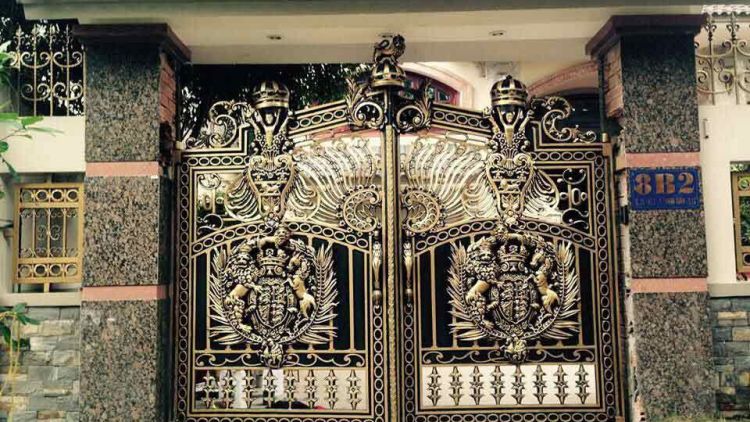 Các mẫu cổng trụ đẹp & lưu ý khi thiết kế 4 Mẫu trụ cổng bằng gạch đá