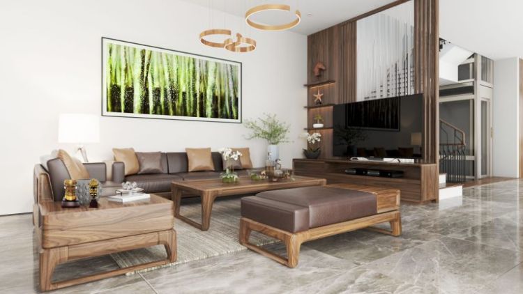 Bàn ghế salon gỗ đẹp và kinh nghiệm lựa chọn 5 Mẫu sofa gỗ đẹp 5