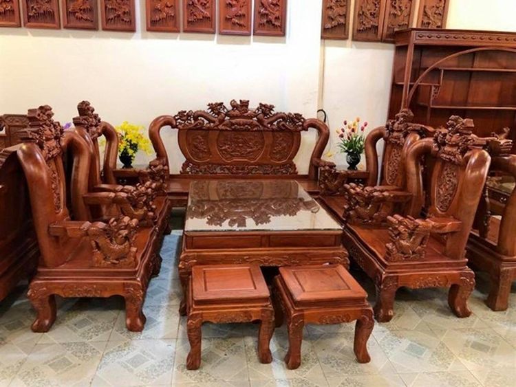 Bàn ghế salon gỗ đẹp và kinh nghiệm lựa chọn 3 Salon gỗ bền đẹp theo thời gian