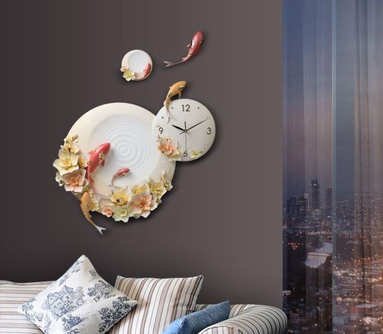 Đồng hồ trang trí phòng khách: cách chọn & treo đúng 4