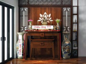 Chọn kích thước bàn thờ theo tuổi 1