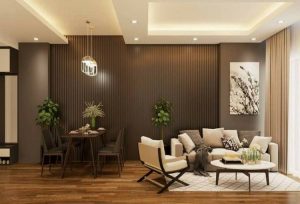 Laminate trở thành xu hướng trang trí phòng khách
