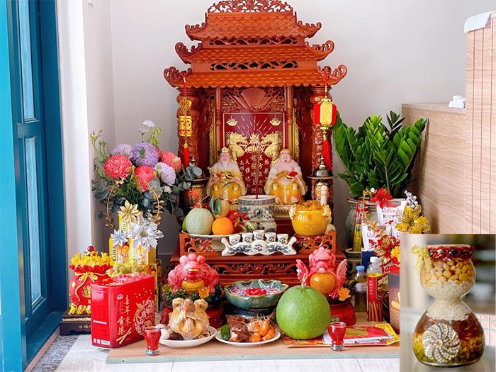 cach dat ngu dau tren ban tho than tai