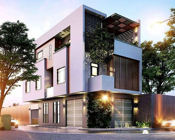 duong di xung quanh nha