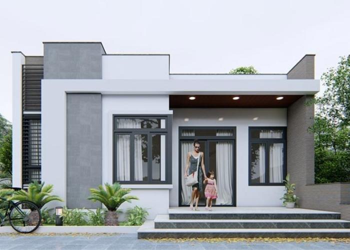 99+ Mẫu nhà cấp 4 đẹp 5x20 mái bằng giá rẻ nhất hiện nay 19 Mẫu nhà cấp 4 đẹp 5×20 mái bằng