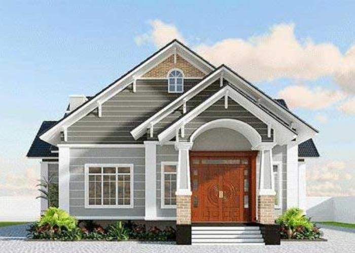 99+ Mẫu nhà cấp 4 đẹp 5x20 mái bằng giá rẻ nhất hiện nay 3 Mẫu nhà cấp 4 đẹp 5×20 mái bằng