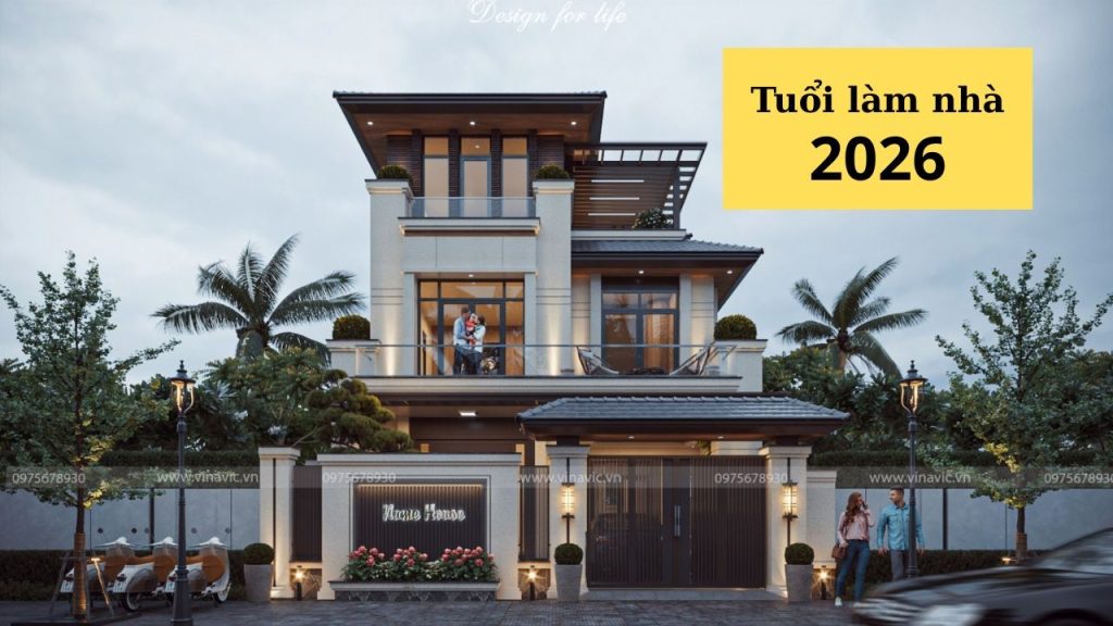 Dự trù chi phí xây nhà năm 2026
